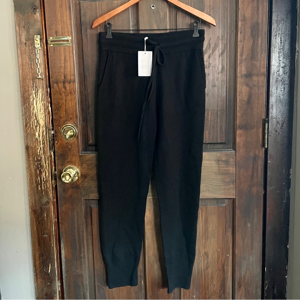 ANINE BING 100% Cashmere Track Pants NWT